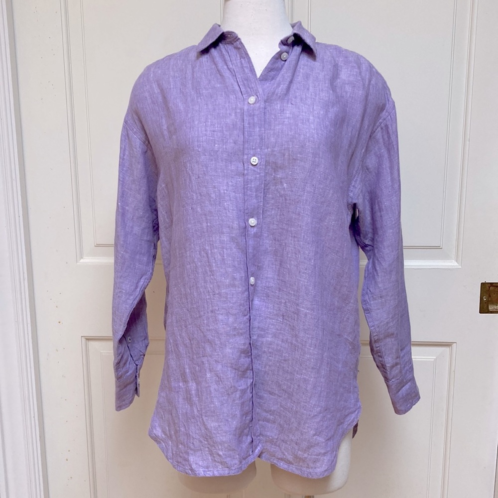 J crew Irish linen shirt